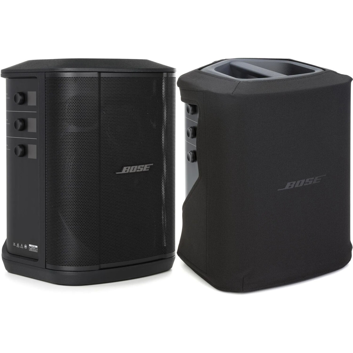 Новая многопозиционная акустическая система Bose S1 Pro+ с аккумулятором и черной тканевой крышкой
Новая многопозиционная акустическая система Bose S1 Pro+ с аккумулятором и черной тканевой крышкой