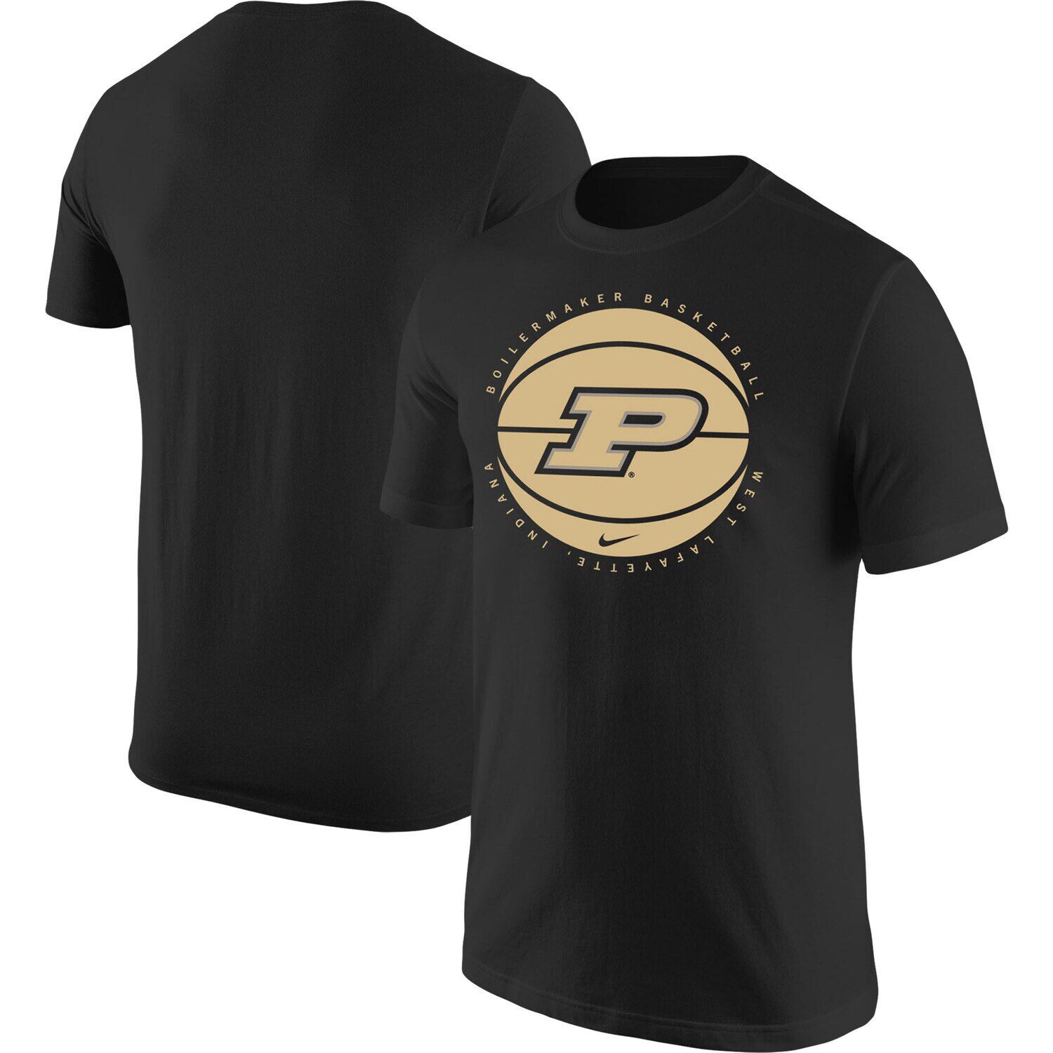 Мужская черная баскетбольная футболка с логотипом Purdue Boilermakers Nike, Черный
Мужская черная баскетбольная футболка с логотипом Purdue Boilermakers Nike, Черный