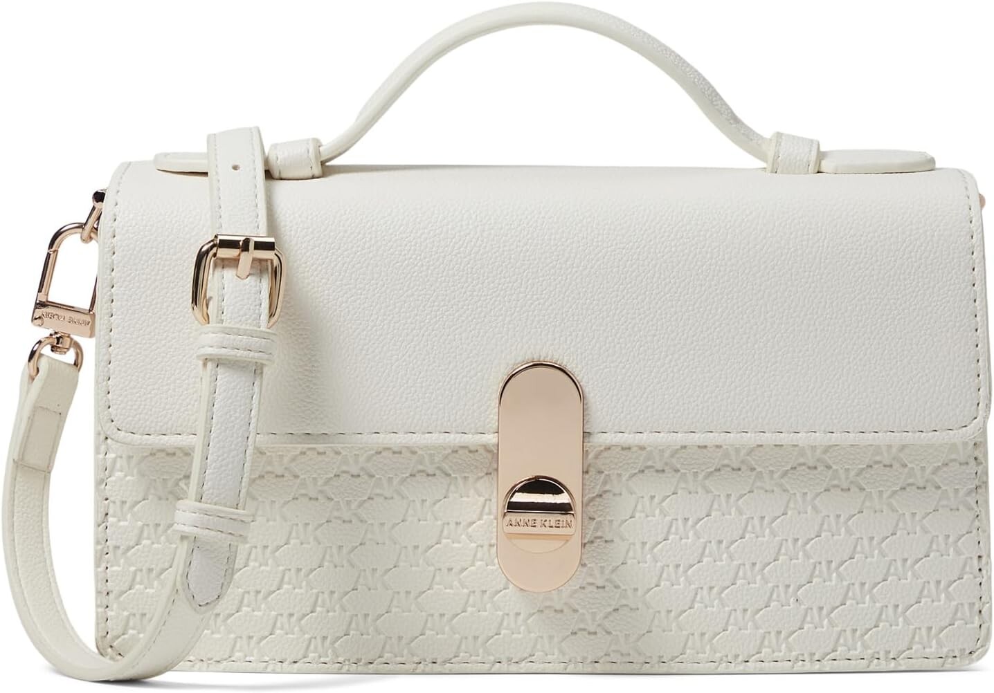 Сумка кросс-боди Anne Klein E/W Embossed Logo Flap Shoulder Bag With Turn Lock, цвет Anne White
Сумка кросс-боди Anne Klein E/W Embossed Logo Flap Shoulder Bag With Turn Lock, цвет Anne White