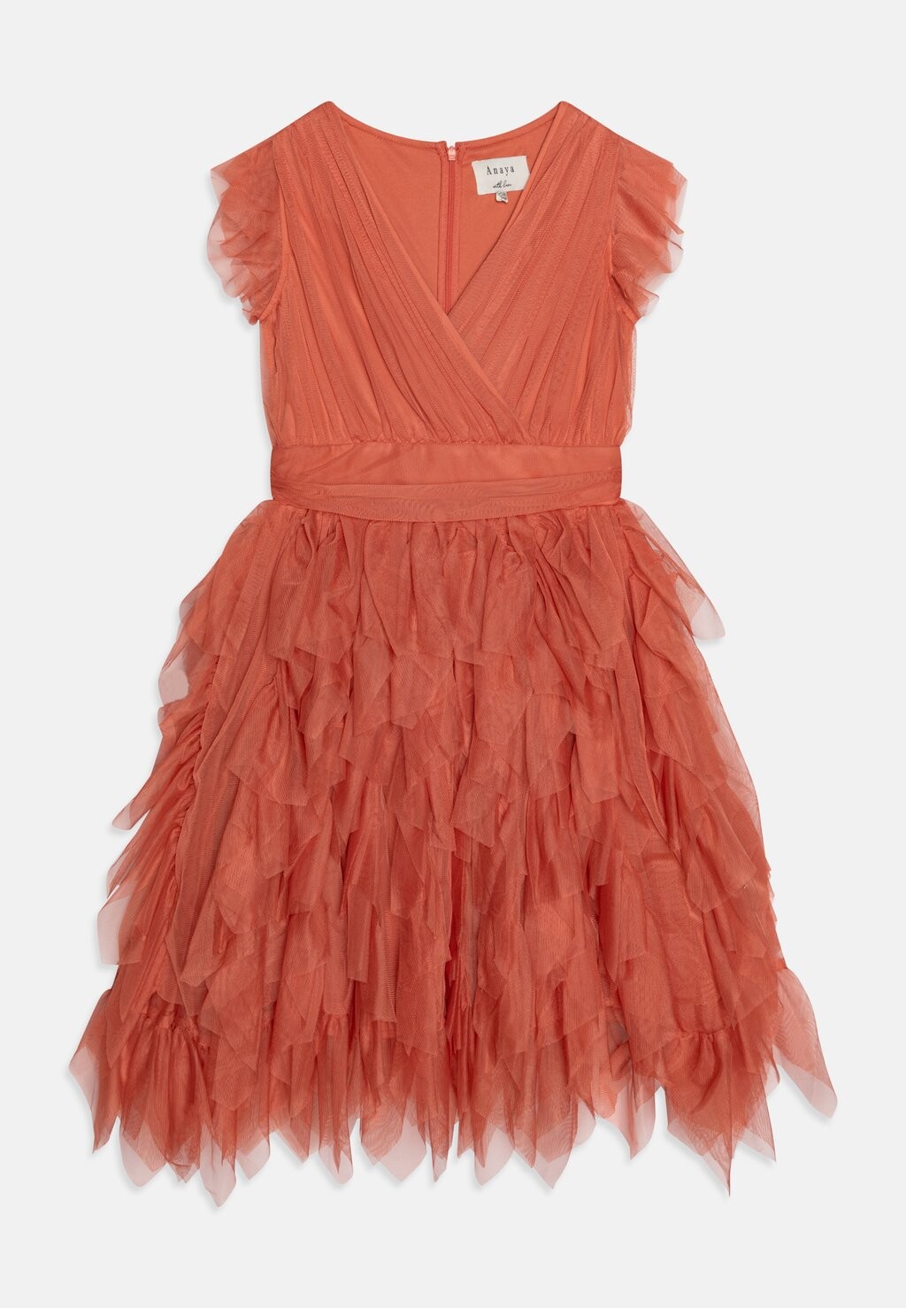 Коктейльное/праздничное платье FLUTTER SLEEVE WRAP DRESS WITH WATERFALL SKIRT Anaya with love, абрикос
Коктейльное/праздничное платье FLUTTER SLEEVE WRAP DRESS WITH WATERFALL SKIRT Anaya with love, абрикос