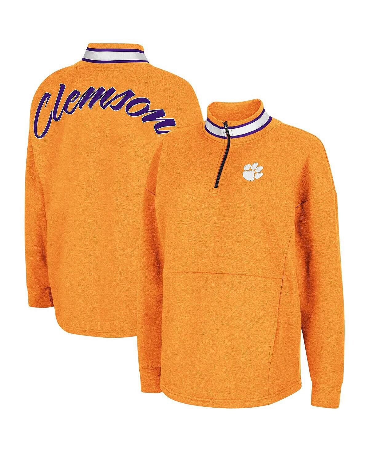 Женская оранжевая флисовая куртка Clemson Tigers Alice 2-Hit с молнией четверть Colosseum
Женская оранжевая флисовая куртка Clemson Tigers Alice 2-Hit с молнией четверть Colosseum