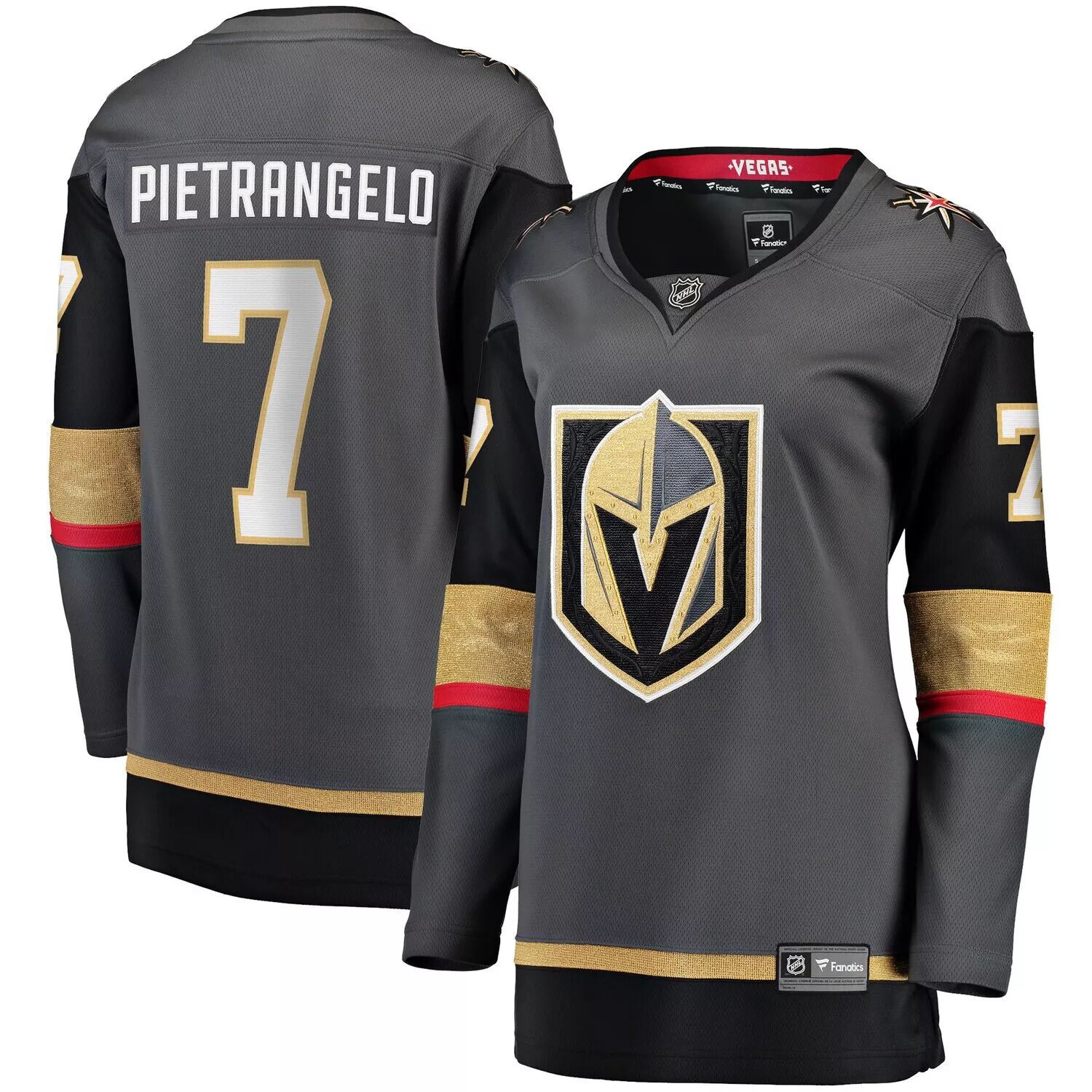 Женская футболка Fanatics Branded Alex Pietrangelo Grey Vegas Golden Knights Home Premier Breakaway Player Fanatics
Женская футболка Fanatics Branded Alex Pietrangelo Grey Vegas Golden Knights Home Premier Breakaway Player Fanatics