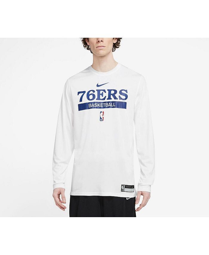 Мужская белая футболка с длинным рукавом Philadelphia 76ers 2022/23 Legend On-Court Practice Performance Nike, белый
Мужская белая футболка с длинным рукавом Philadelphia 76ers 2022/23 Legend On-Court Practice Performance Nike, белый