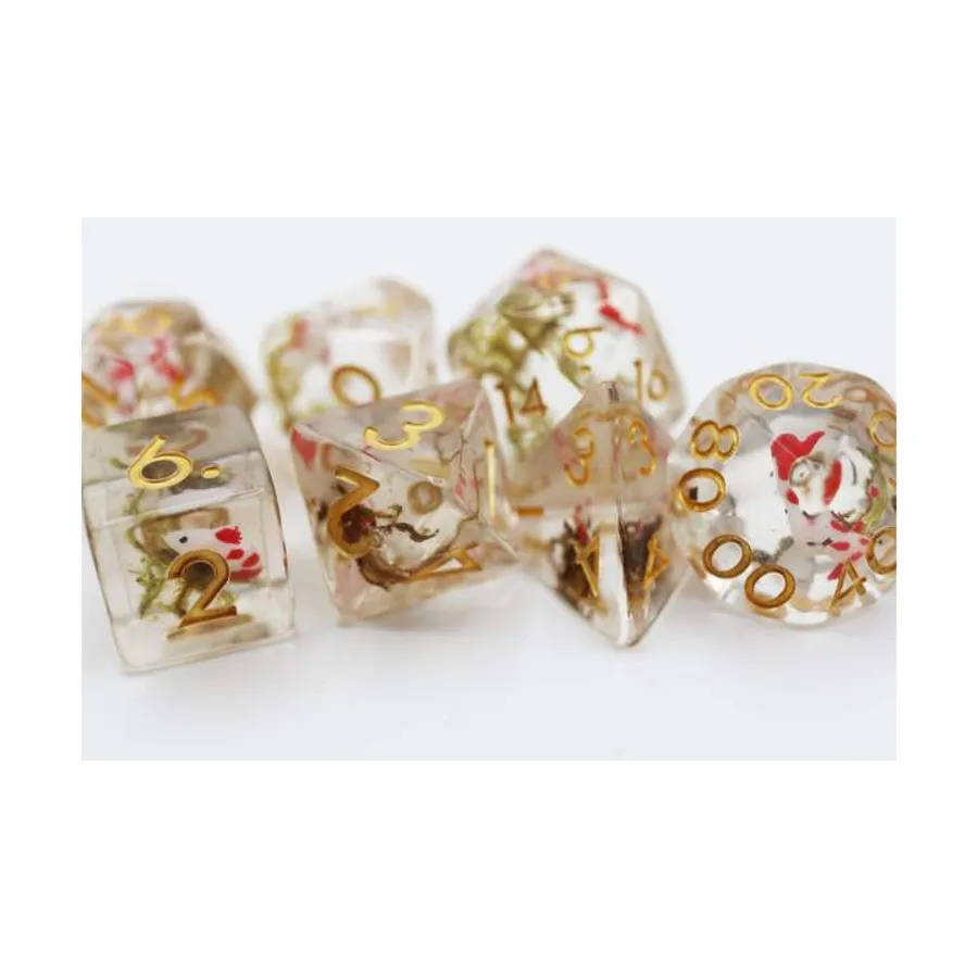 Набор Poly — красная рыба кои с золотом (7), Dice Sets - Resin/Acrylic - Red, Orange, Yellow, & Pink (Foam Brain Games)
Набор Poly — красная рыба кои с золотом (7), Dice Sets - Resin/Acrylic - Red, Orange, Yellow, & Pink (Foam Brain Games)