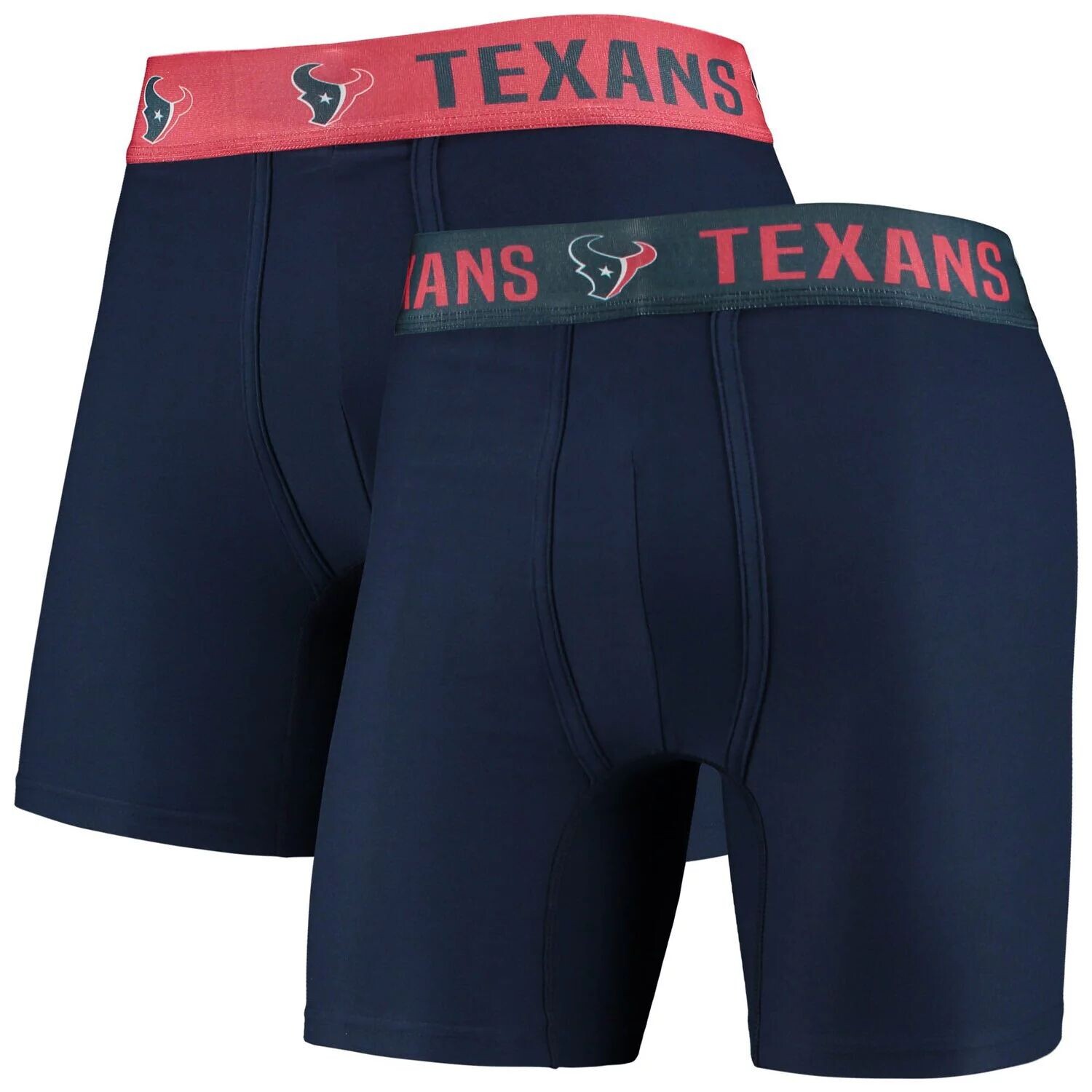 Мужской комплект из двух флагманских трусов-боксеров темно-синего цвета Houston Texans для мужчин Concepts
Мужской комплект из двух флагманских трусов-боксеров темно-синего цвета Houston Texans для мужчин Concepts