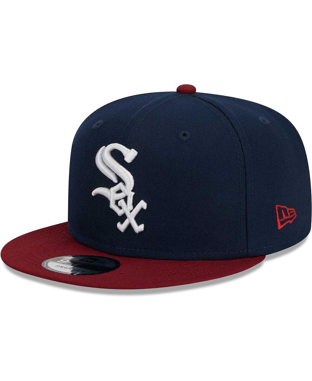 Мужская темно-синяя двухцветная кепка Chicago White Sox Snapback 9FIFTY Snapback New Era
Мужская темно-синяя двухцветная кепка Chicago White Sox Snapback 9FIFTY Snapback New Era