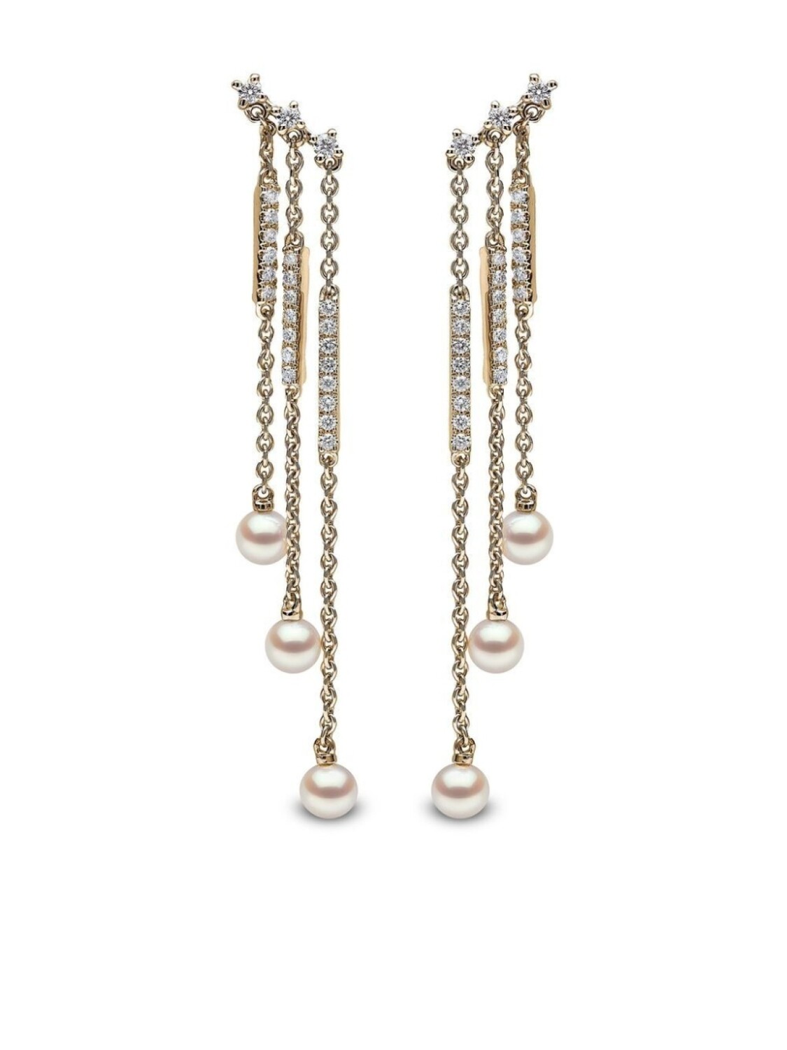 Серьги Sleek Akoya из желтого золота с жемчугом и бриллиантами Yoko London, золотой
Серьги Sleek Akoya из желтого золота с жемчугом и бриллиантами Yoko London, золотой
