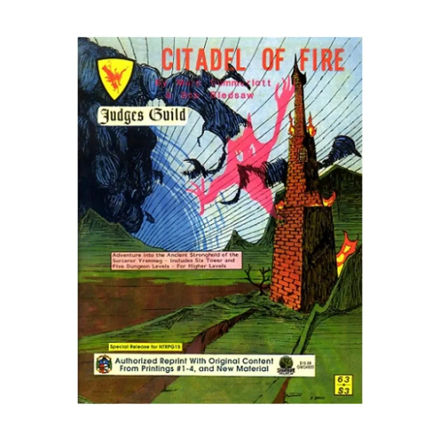 Citadel of Fire (2015 North Texas RPG Con Edition), Judges Guild (Goodman Games) (AD&D), мягкая обложка
Citadel of Fire (2015 North Texas RPG Con Edition), Judges Guild (Goodman Games) (AD&D), мягкая обложка