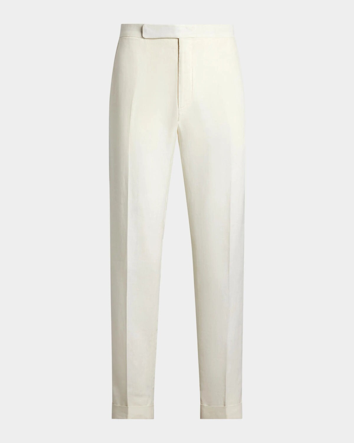Мужские льняные костюмные брюки ручной работы Gregory Ralph Lauren Purple Label, цвет Parchment Cream
Мужские льняные костюмные брюки ручной работы Gregory Ralph Lauren Purple Label, цвет Parchment Cream