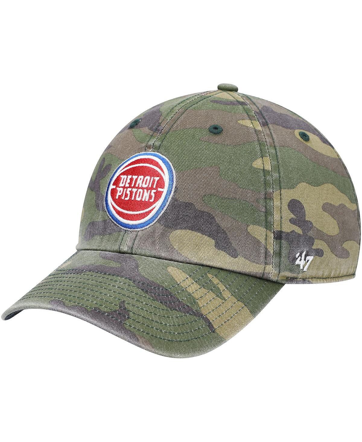 Мужская регулируемая кепка с камуфляжным принтом '47 Detroit Pistons Clean Up '47 Brand
Мужская регулируемая кепка с камуфляжным принтом '47 Detroit Pistons Clean Up '47 Brand