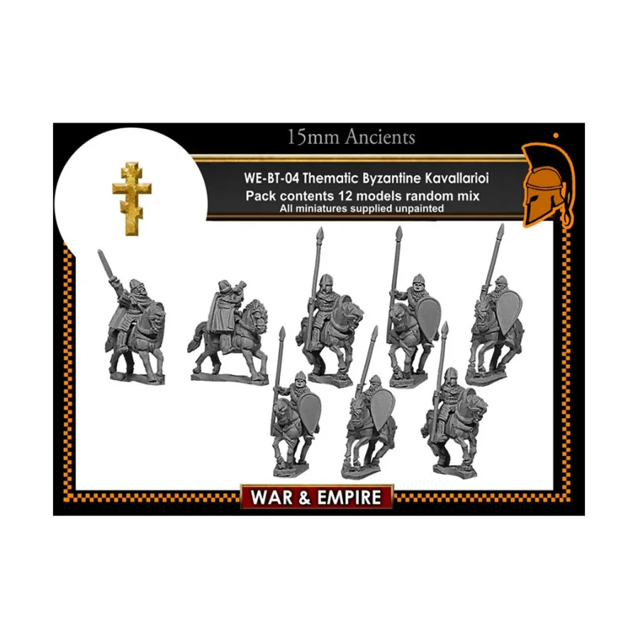 Каваллариой, War & Empire - Dark Ages Miniatures - Byzantine, Middle/Thematic (15mm)
Каваллариой, War & Empire - Dark Ages Miniatures - Byzantine, Middle/Thematic (15mm)