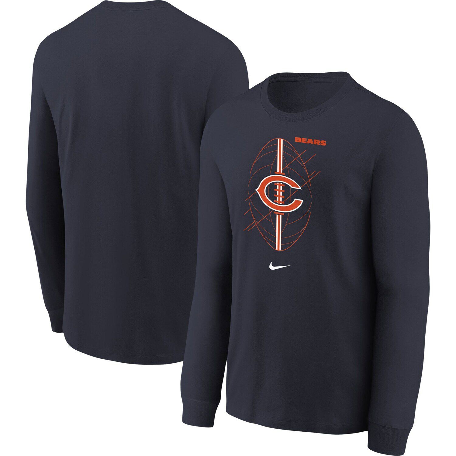 Молодежная хлопковая футболка с длинными рукавами Chicago Bears Icon темно-синего цвета Nike
Молодежная хлопковая футболка с длинными рукавами Chicago Bears Icon темно-синего цвета Nike