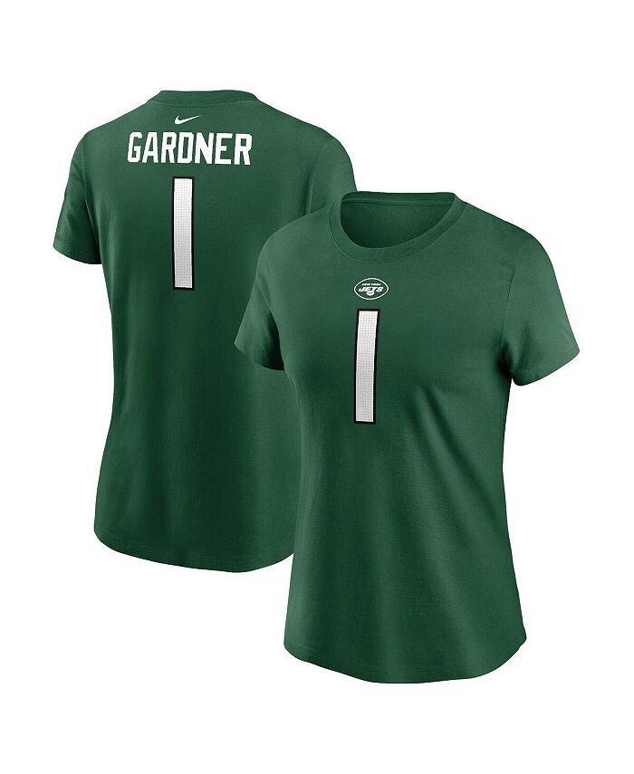 Женская футболка Sauce Gardner Green New York Jets с именем и номером игрока Nike, зеленый
Женская футболка Sauce Gardner Green New York Jets с именем и номером игрока Nike, зеленый