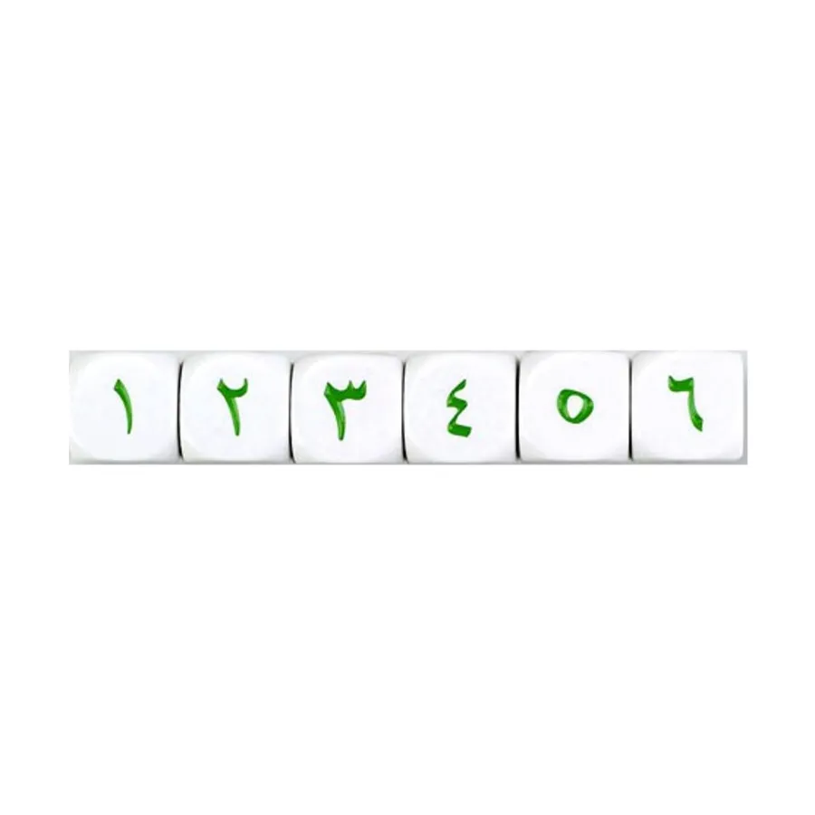 d6 20 мм игральные кости с числами 1–6 и 7–12 – арабские (6), Dice - Foreign Language Dice
d6 20 мм игральные кости с числами 1–6 и 7–12 – арабские (6), Dice - Foreign Language Dice