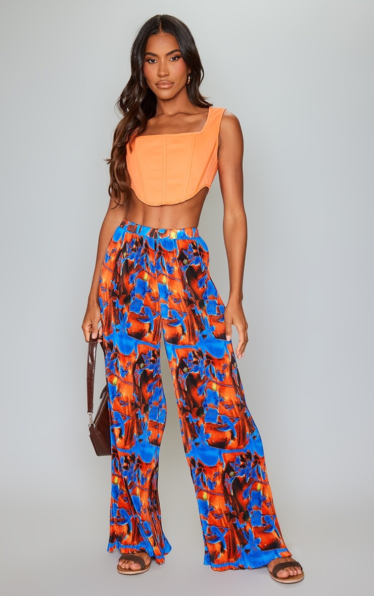 PrettyLittleThing Оранжевые широкие брюки плиссе с завышенной талией и абстрактным принтом, Оранжевый
PrettyLittleThing Оранжевые широкие брюки плиссе с завышенной талией и абстрактным принтом, Оранжевый