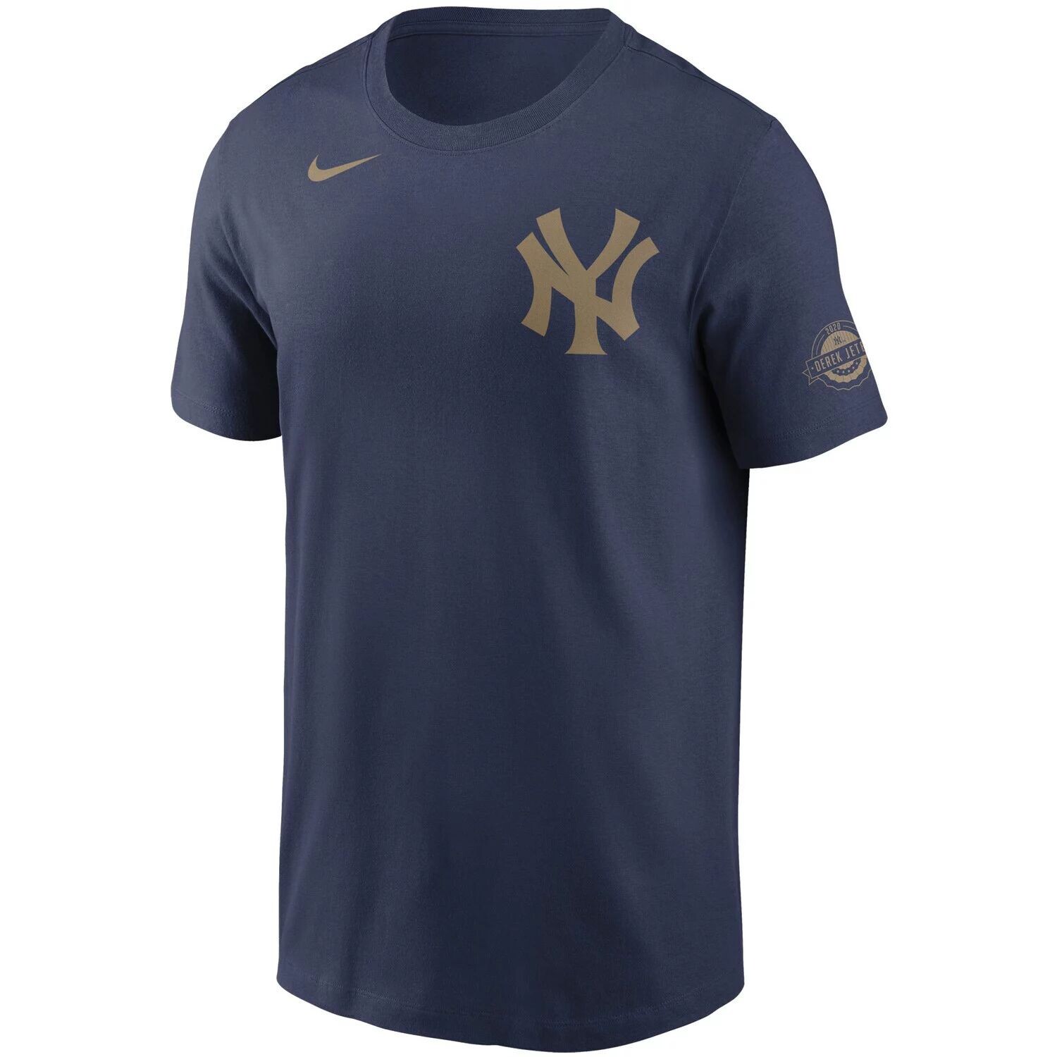 Мужская темно-синяя футболка с золотым именем и номером New York Yankees Derek Jeter Nike, Синий
Мужская темно-синяя футболка с золотым именем и номером New York Yankees Derek Jeter Nike, Синий