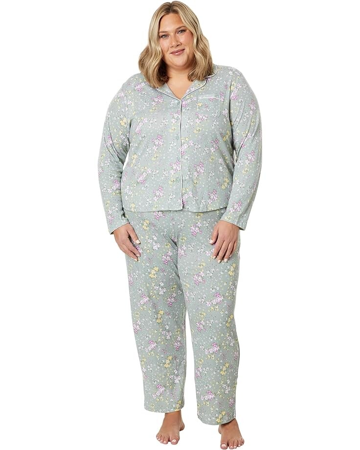 Пижама Karen Neuburger Plus Size Gramercy Park Long Sleeve Girlfriend, цвет Breezy Blossom
Пижама Karen Neuburger Plus Size Gramercy Park Long Sleeve Girlfriend, цвет Breezy Blossom