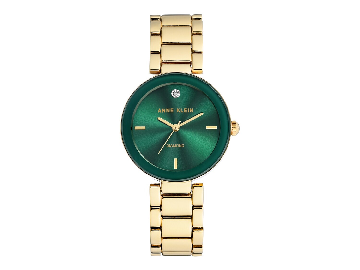 Часы Anne Klein с зеленым бриллиантовым циферблатом – ФИНАЛЬНАЯ РАСПРОДАЖА, золотой металлик/зеленый
Часы Anne Klein с зеленым бриллиантовым циферблатом – ФИНАЛЬНАЯ РАСПРОДАЖА, золотой металлик/зеленый