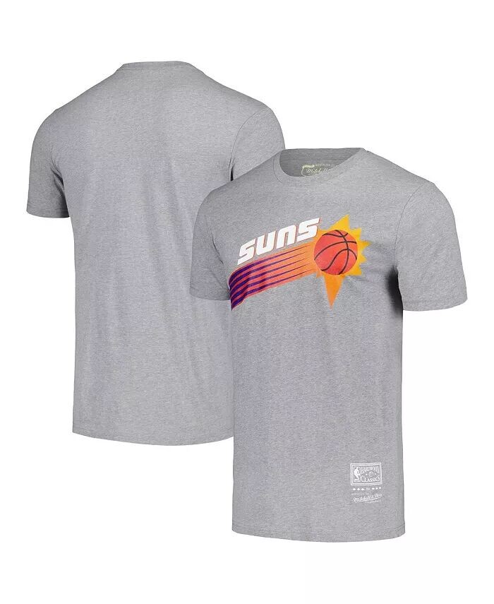 Мужская и женская футболка цвета Хизер Серый Phoenix Suns Hardwood Classics MVP Throwback Logo Mitchell & Ness, серый
Мужская и женская футболка цвета Хизер Серый Phoenix Suns Hardwood Classics MVP Throwback Logo Mitchell & Ness, серый