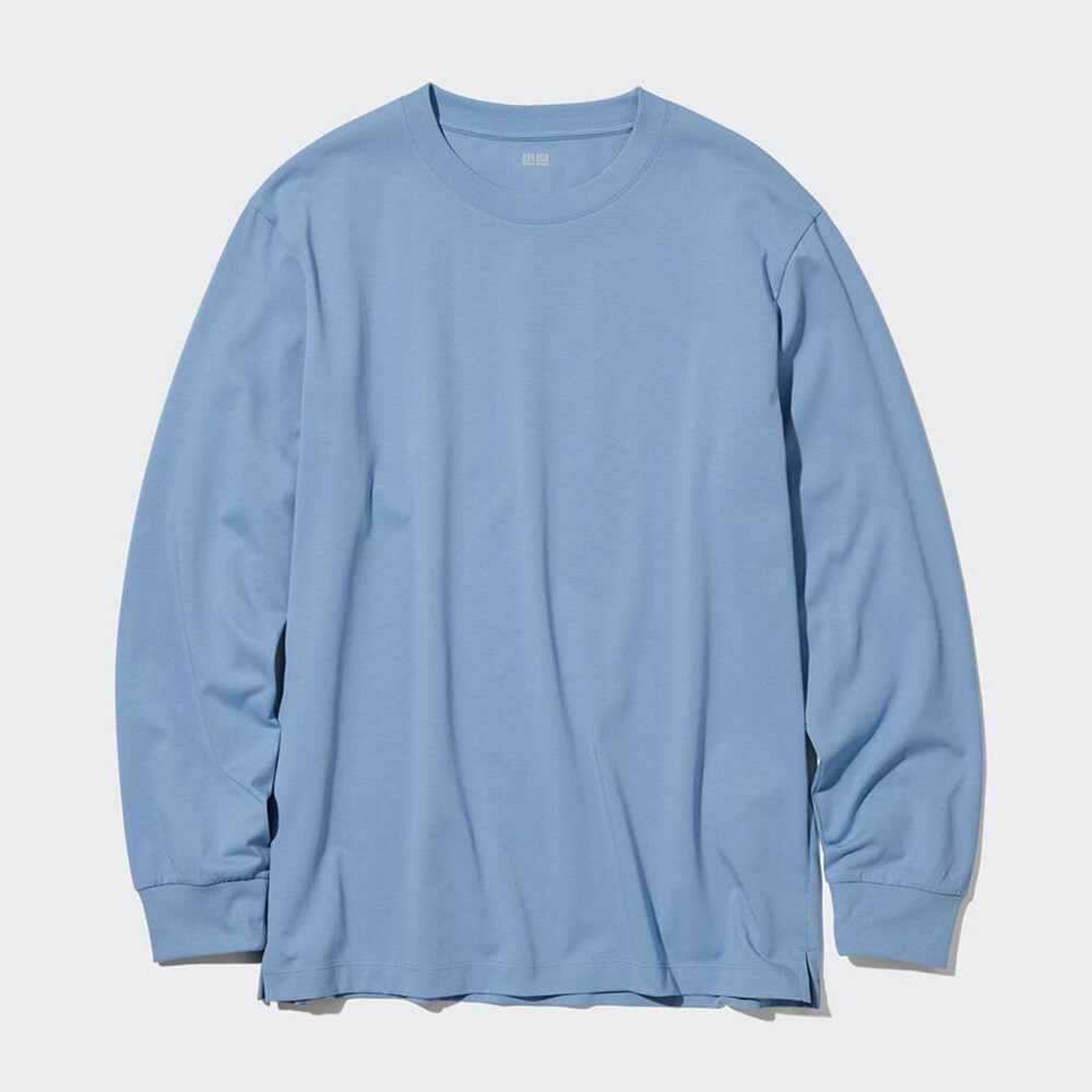 Футболка Uniqlo AIRism унисекс из смесового хлопка с круглым вырезом быстросохнущая, синий
Футболка Uniqlo AIRism унисекс из смесового хлопка с круглым вырезом быстросохнущая, синий