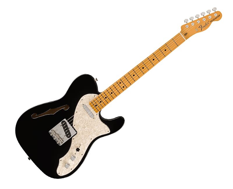 Электрогитара Fender Vintera II 60s Telecaster Thinline - Black w/ Maple FB
Электрогитара Fender Vintera II 60s Telecaster Thinline - Black w/ Maple FB