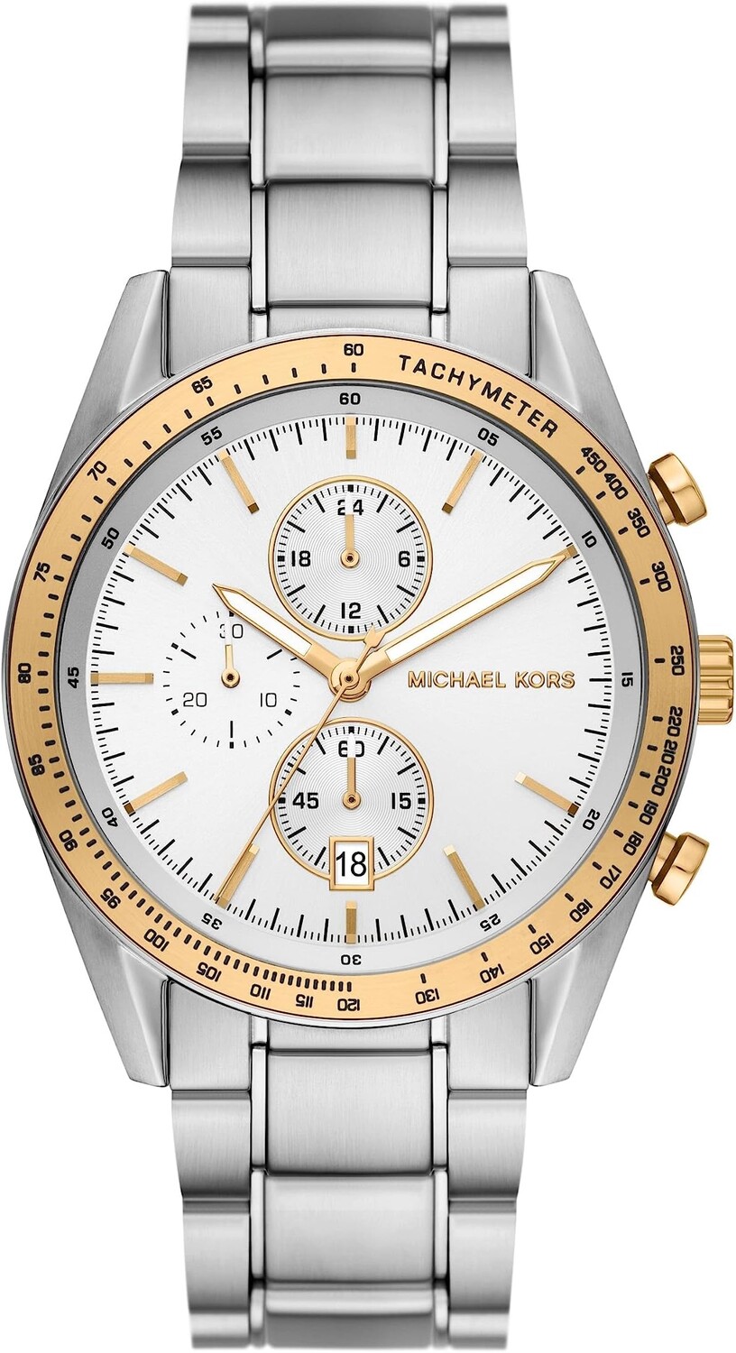 Часы MK9112 - Accelerator Chronograph Stainless Steel Watch Michael Kors, цвет Silver
Часы MK9112 - Accelerator Chronograph Stainless Steel Watch Michael Kors, цвет Silver