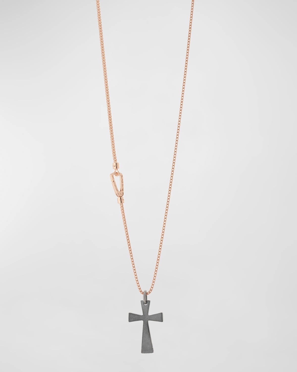 Мужское колье с подвеской The Cross из оксидированного серебра и покрытием из розового золота 18 карат Marco Dal Maso, цвет Rose Gold
Мужское колье с подвеской The Cross из оксидированного серебра и покрытием из розового золота 18 карат Marco Dal Maso, цвет Rose Gold