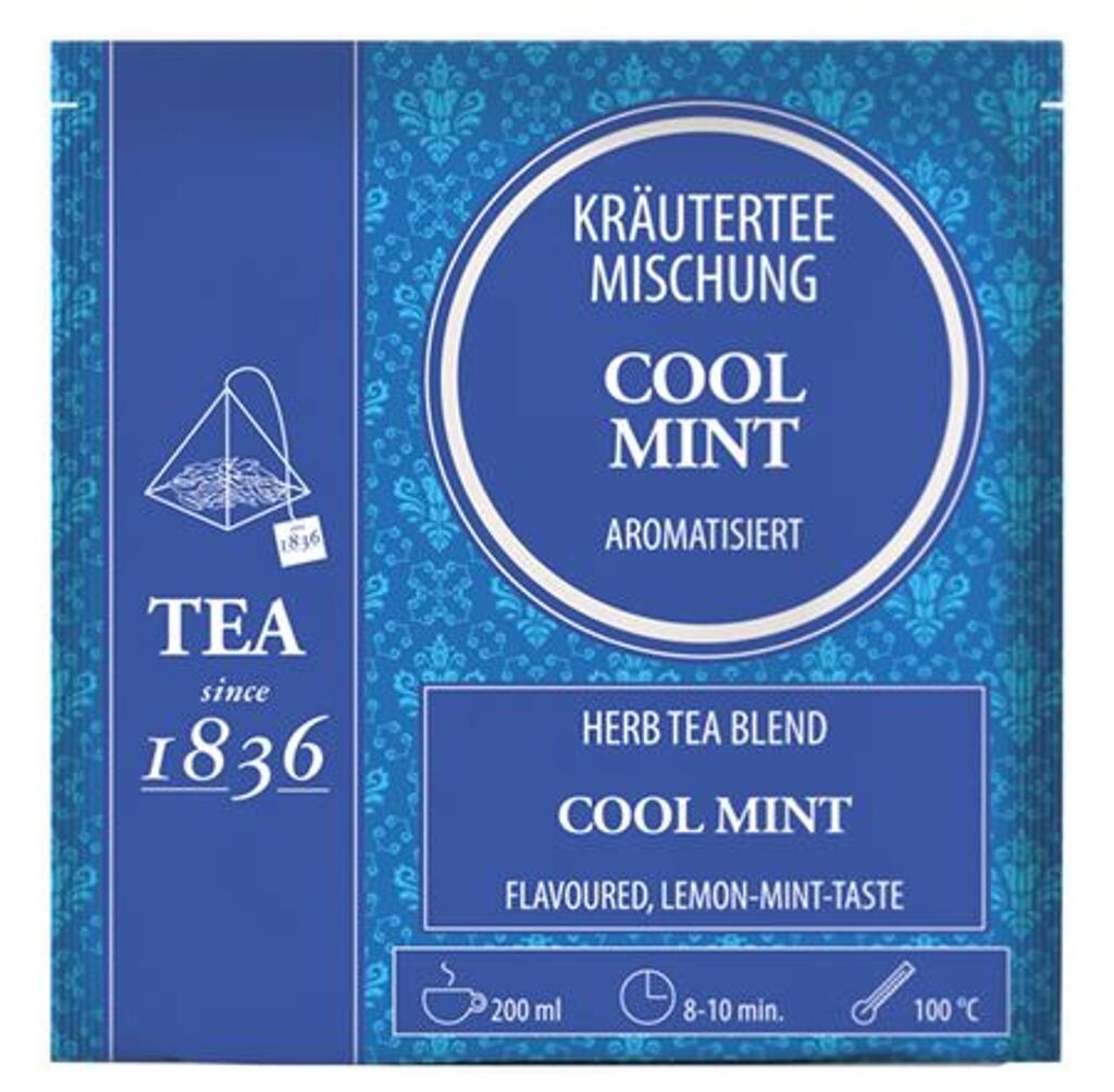 Чайная смесь Cool-Mint со вкусом 50 пакетиков-пирамидок в пакетике 2 г Dethlefsen & Balk
Чайная смесь Cool-Mint со вкусом 50 пакетиков-пирамидок в пакетике 2 г Dethlefsen & Balk