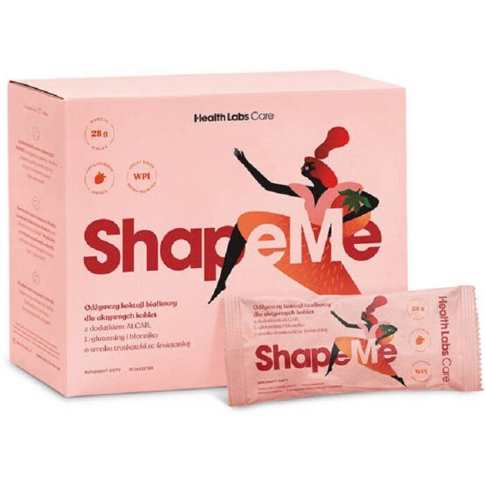 Health Labs Care Shape Me Smak Truskawki ze Śmietanką протеиновый коктейль, 15 шт.
Health Labs Care Shape Me Smak Truskawki ze Śmietanką протеиновый коктейль, 15 шт.