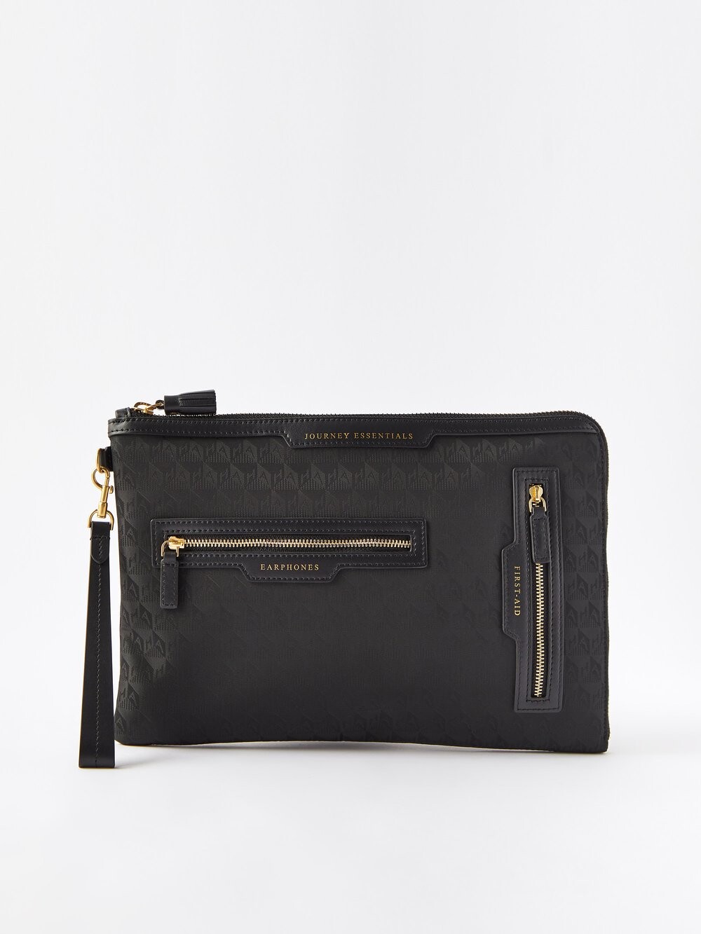 Клатч из жаккардового нейлона journey essentials с монограммой Anya Hindmarch, черный
Клатч из жаккардового нейлона journey essentials с монограммой Anya Hindmarch, черный