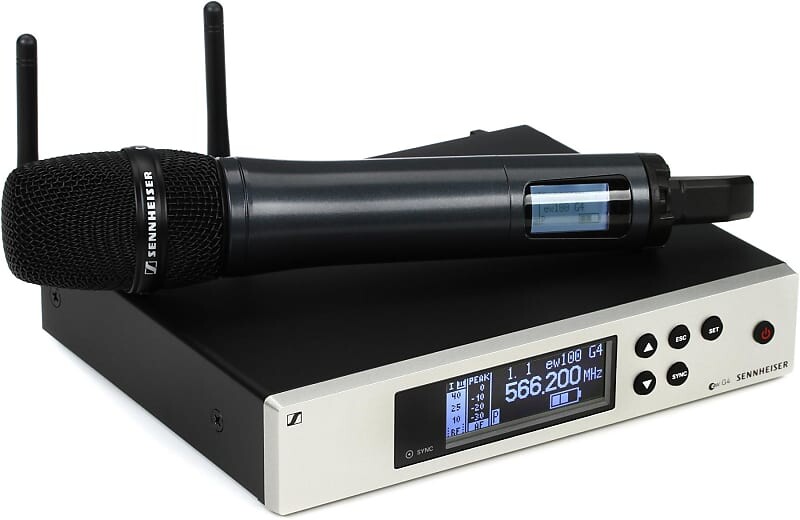Микрофонная система Sennheiser EW 100 G4-845-S Wireless Handheld Microphone System (Band G, 566-608 MHz)
Микрофонная система Sennheiser EW 100 G4-845-S Wireless Handheld Microphone System (Band G, 566-608 MHz)