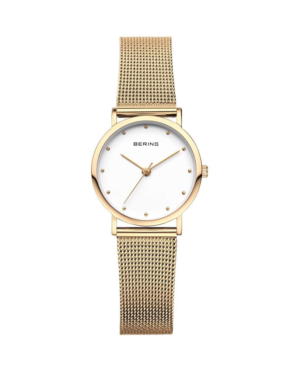 Женские часы Bering 13426-334 CLASSIC с корпусом из золотой стали диаметром 34 мм Bering, белый
Женские часы Bering 13426-334 CLASSIC с корпусом из золотой стали диаметром 34 мм Bering, белый