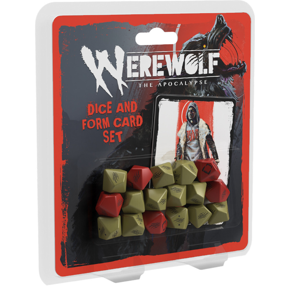 Аксессуары Renegade Game Studios Werewolf the Apocalypse 5E RPG: Dice & Form Card Set
Аксессуары Renegade Game Studios Werewolf the Apocalypse 5E RPG: Dice & Form Card Set