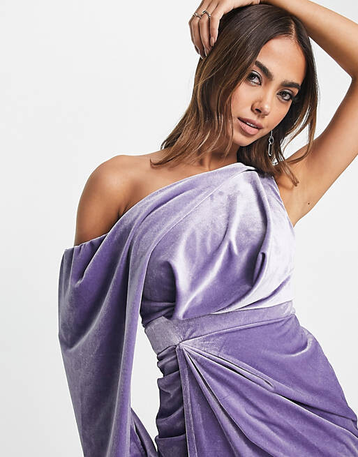 Бархатное платье-карандаш миди на одно плечо с драпировкой ASOS DESIGN темно-сиреневого цвета
Бархатное платье-карандаш миди на одно плечо с драпировкой ASOS DESIGN темно-сиреневого цвета