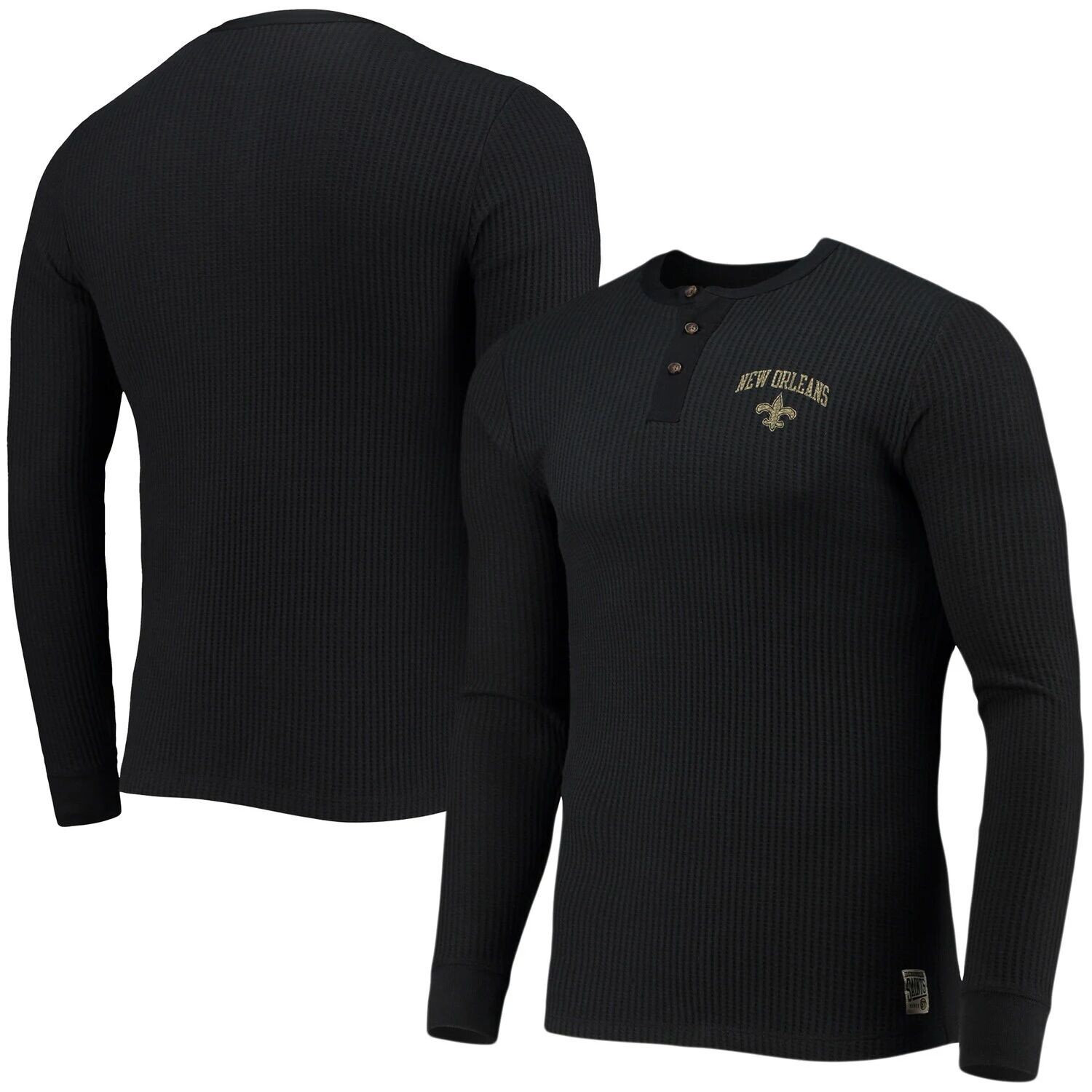 Мужская черная футболка Junk Food New Orleans Saints Thermal Henley с длинным рукавом, Черный
Мужская черная футболка Junk Food New Orleans Saints Thermal Henley с длинным рукавом, Черный
