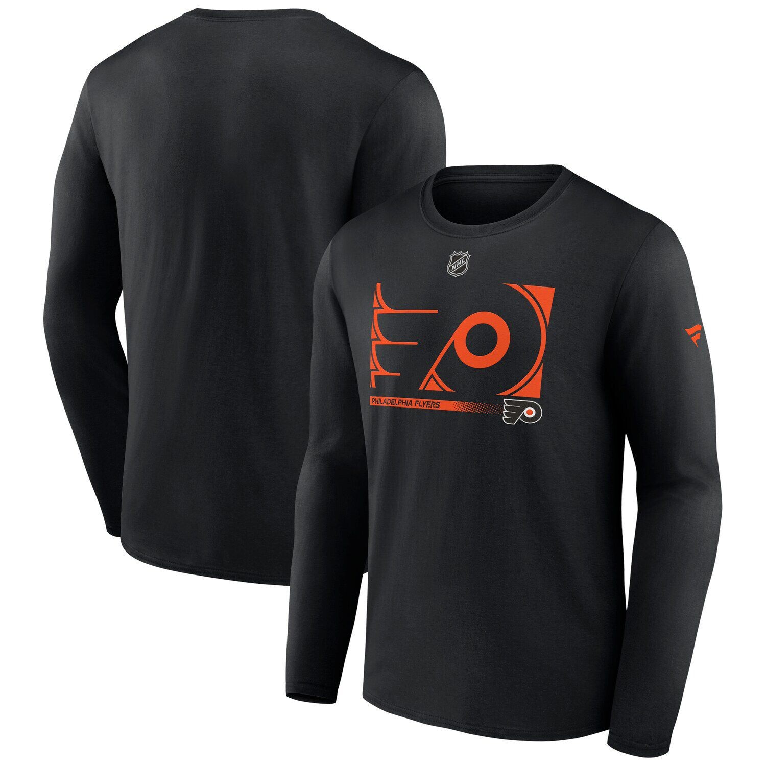 Мужская черная футболка с длинным рукавом с логотипом Fanatics Philadelphia Flyers Authentic Pro Core Collection
Мужская черная футболка с длинным рукавом с логотипом Fanatics Philadelphia Flyers Authentic Pro Core Collection