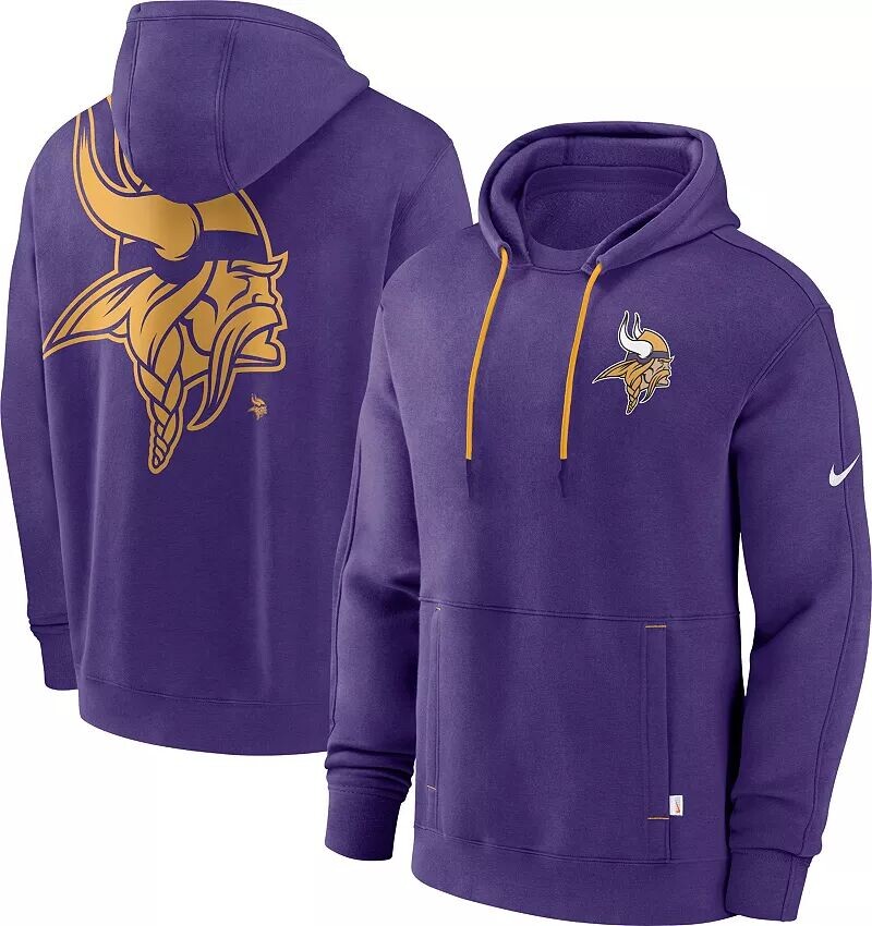 Мужская фиолетовая пуловер с длинными рукавами Nike Minnesota Vikings с капюшоном
Мужская фиолетовая пуловер с длинными рукавами Nike Minnesota Vikings с капюшоном