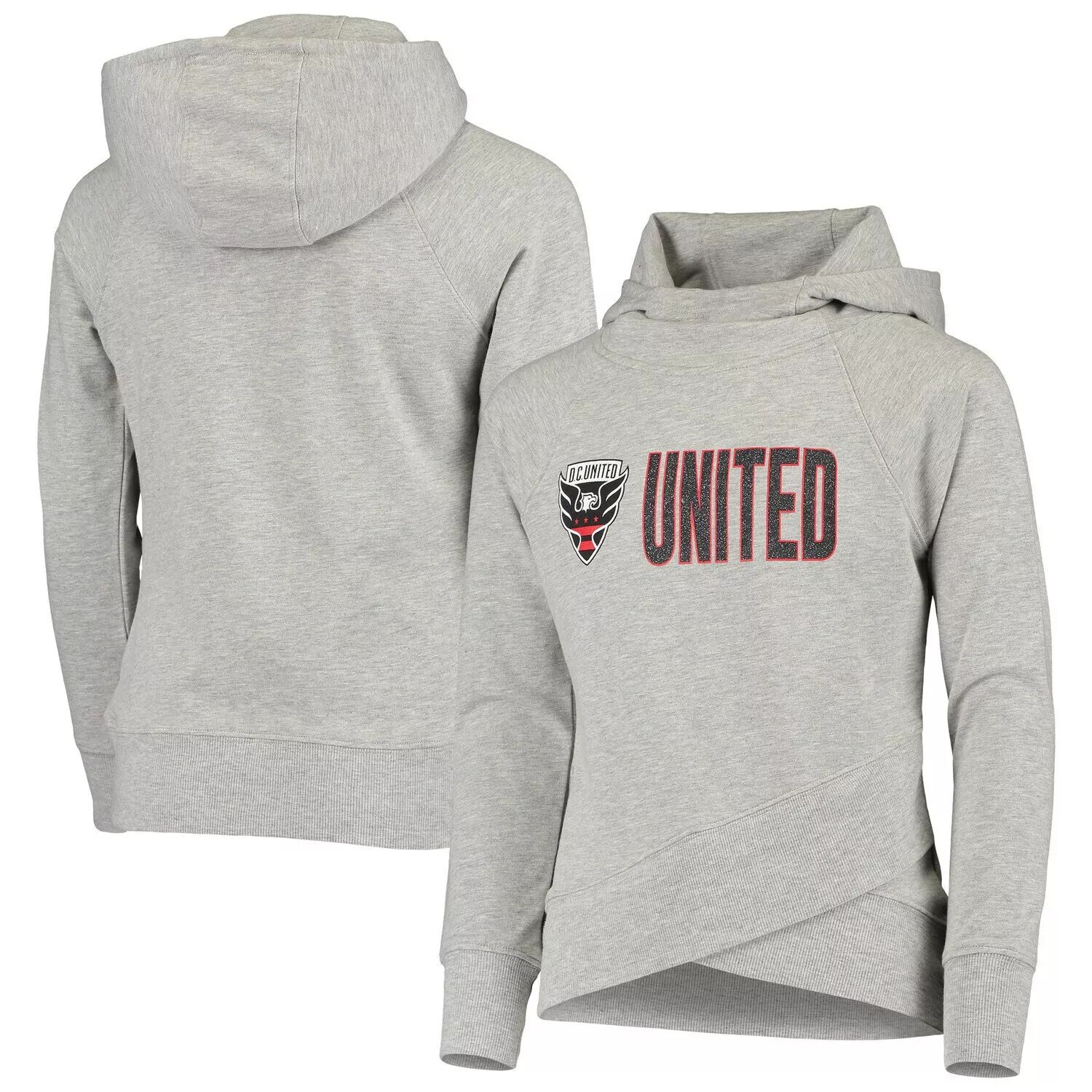 Серая толстовка с капюшоном Girl's Youth DC United Sparkle с воротником-воронкой реглан Outerstuff
Серая толстовка с капюшоном Girl's Youth DC United Sparkle с воротником-воронкой реглан Outerstuff