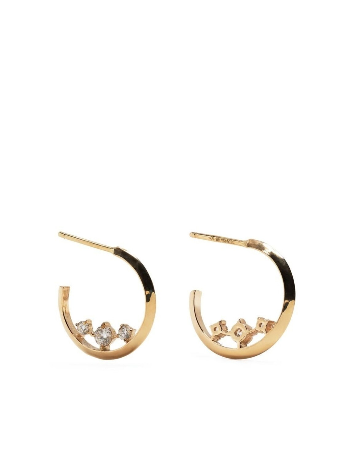 Серьги-кольца из желтого золота с бриллиантами Lizzie Mandler Fine Jewelry, золотой
Серьги-кольца из желтого золота с бриллиантами Lizzie Mandler Fine Jewelry, золотой