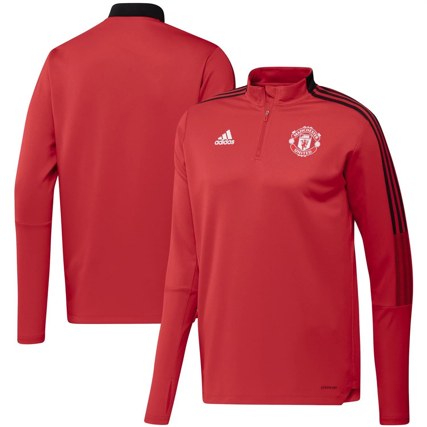 Мужская красная спортивная куртка с молнией на четверть AEROREADY Manchester United adidas, Красный
Мужская красная спортивная куртка с молнией на четверть AEROREADY Manchester United adidas, Красный