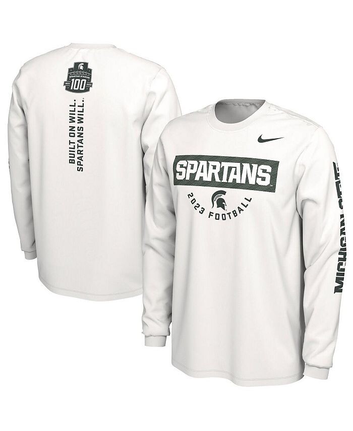 Мужская белая футболка с длинным рукавом Michigan State Spartans 2023 Fan Nike, белый
Мужская белая футболка с длинным рукавом Michigan State Spartans 2023 Fan Nike, белый