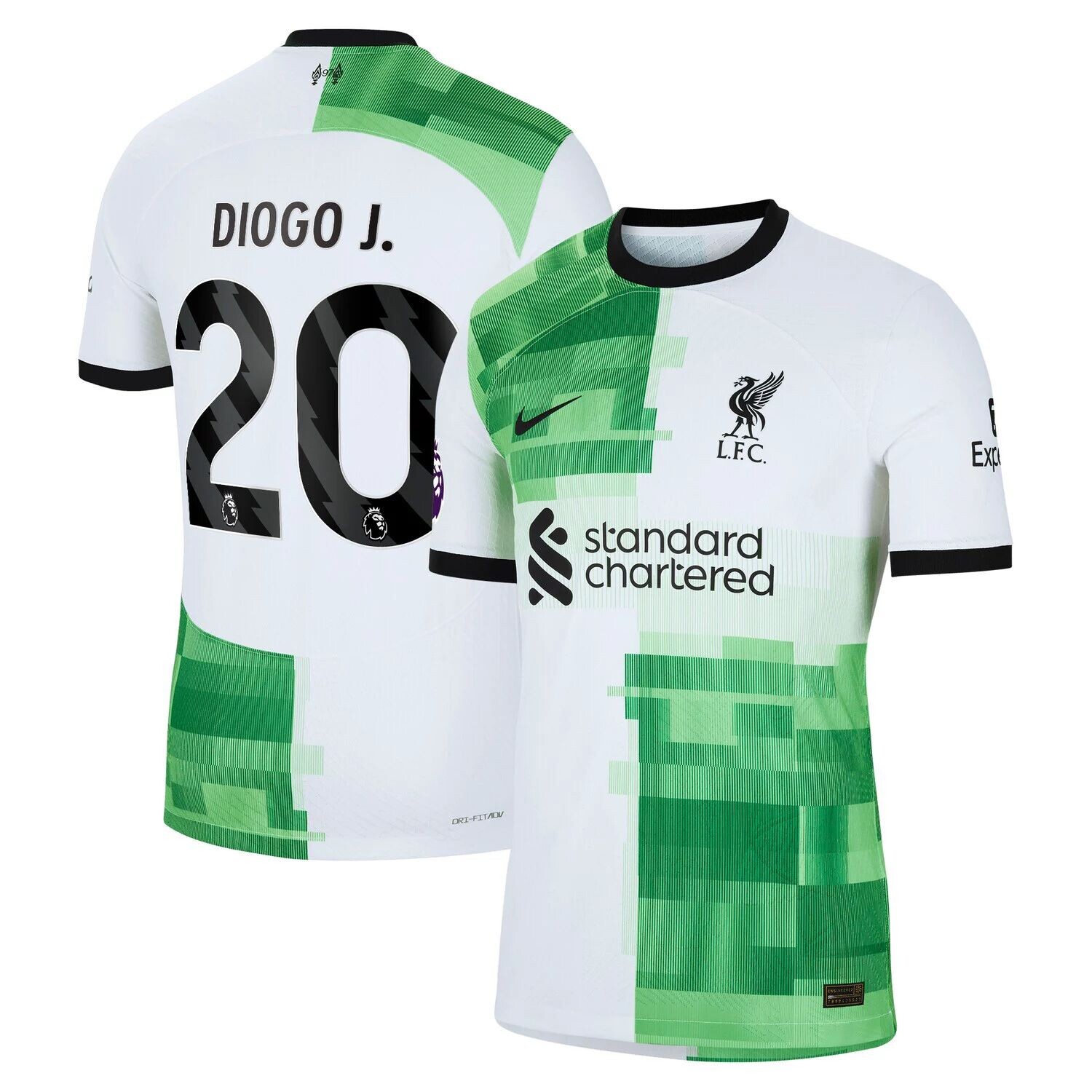 Мужская выездная футболка Diogo Jota White Liverpool 2023/24 Authentic Player Nike
Мужская выездная футболка Diogo Jota White Liverpool 2023/24 Authentic Player Nike
