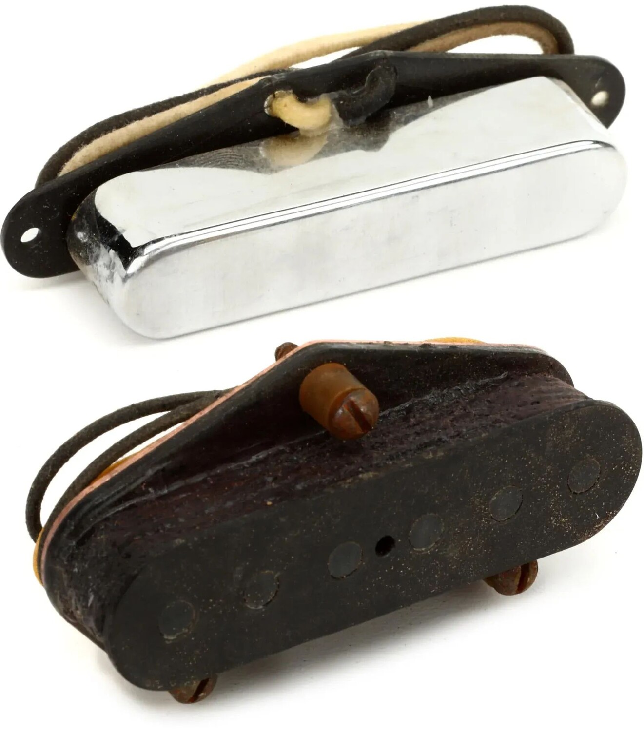 Звукосниматель Seymour Duncan Antiquity Tele, состоящий из двух частей, состаренный
Звукосниматель Seymour Duncan Antiquity Tele, состоящий из двух частей, состаренный