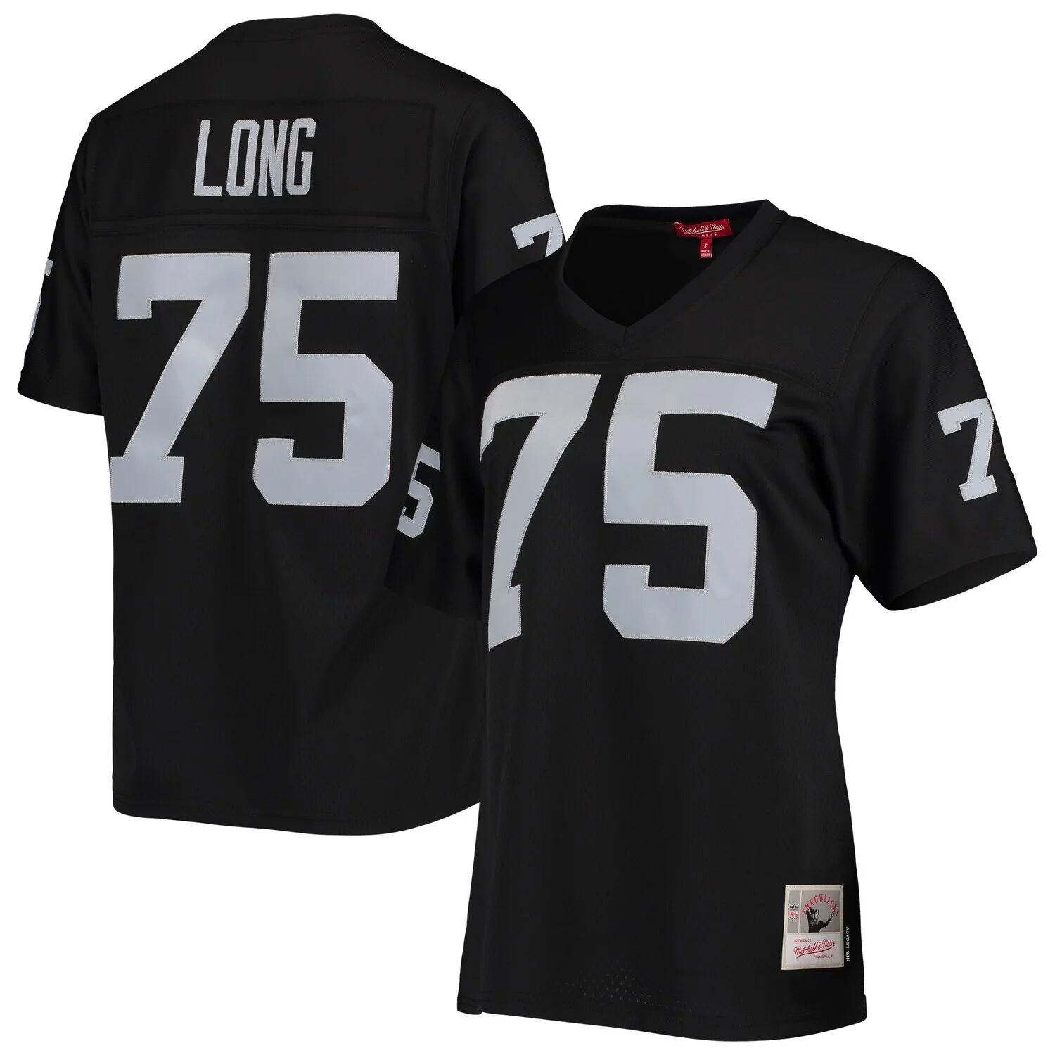 Женская футболка Mitchell & Ness Howie Long Black Las Vegas Raiders Legacy Replica Player
Женская футболка Mitchell & Ness Howie Long Black Las Vegas Raiders Legacy Replica Player
