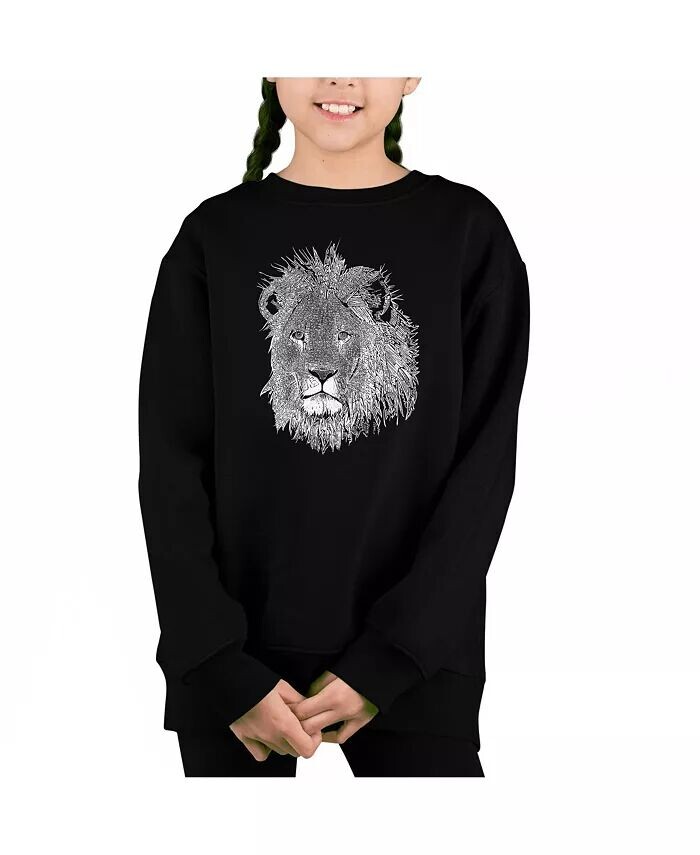 Lion — толстовка с круглым вырезом Big Girl's Word Art La Pop Art, синий
Lion — толстовка с круглым вырезом Big Girl's Word Art La Pop Art, синий