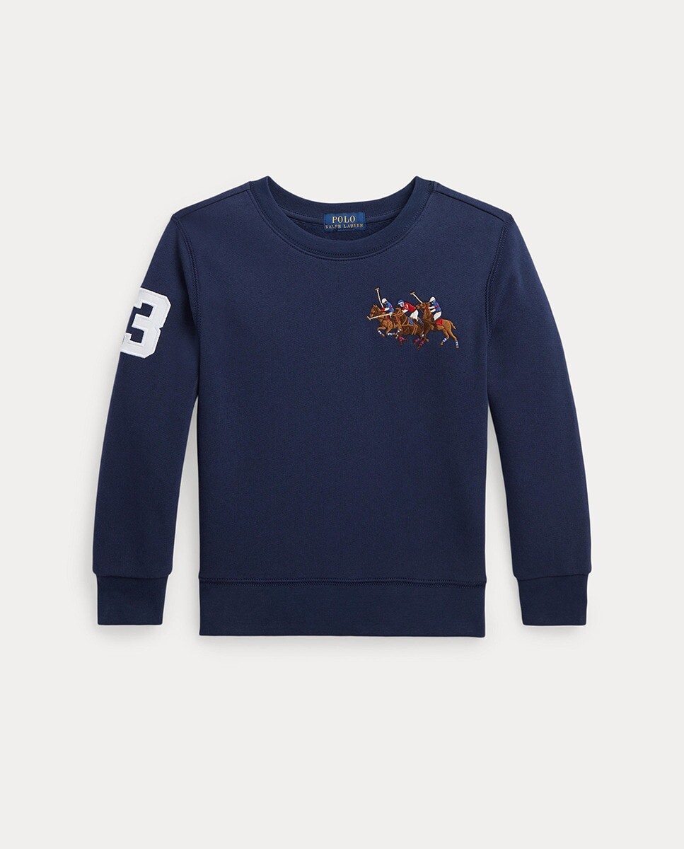 Хлопковая толстовка для мальчика темно-синего цвета Polo Ralph Lauren, темно-синий
Хлопковая толстовка для мальчика темно-синего цвета Polo Ralph Lauren, темно-синий
