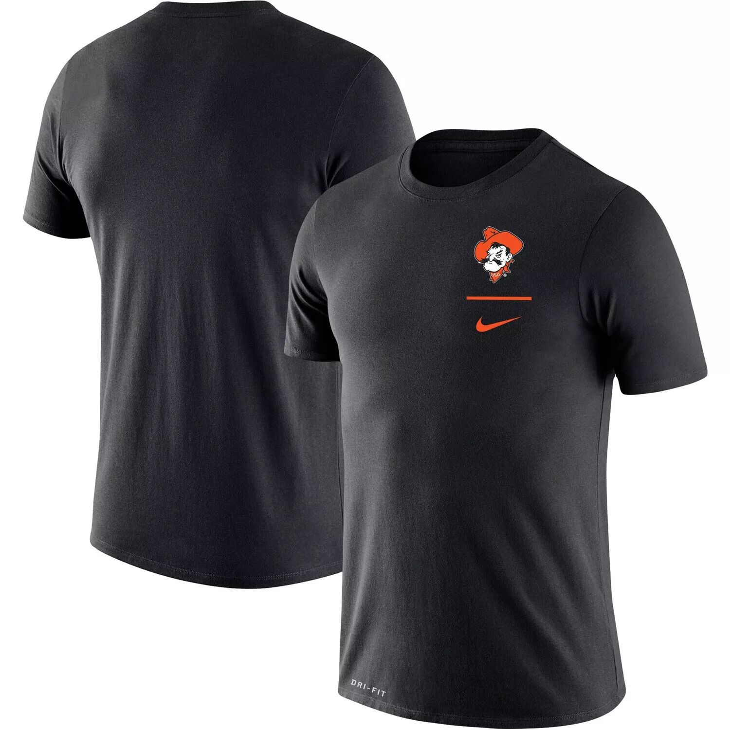 Мужская черная футболка с логотипом Oklahoma State Cowboys Stack Legend Performance Nike
Мужская черная футболка с логотипом Oklahoma State Cowboys Stack Legend Performance Nike