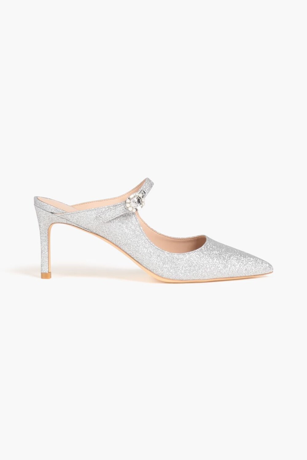 Мюли Dazzle 75 из блестящей искусственной кожи, украшенные кристаллами Stuart Weitzman, серебро
Мюли Dazzle 75 из блестящей искусственной кожи, украшенные кристаллами Stuart Weitzman, серебро