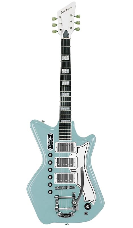 Электрогитара Airline 59 3P DLX Tone Chambered Mahogany Body Bolt-on Maple Bound Neck 6-String Electric Guitar
Электрогитара Airline 59 3P DLX Tone Chambered Mahogany Body Bolt-on Maple Bound Neck 6-String Electric Guitar