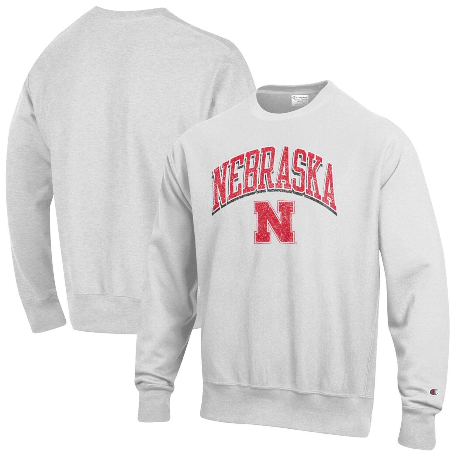 Мужской серый пуловер обратного переплетения Nebraska Huskers с аркой и логотипом Champion
Мужской серый пуловер обратного переплетения Nebraska Huskers с аркой и логотипом Champion